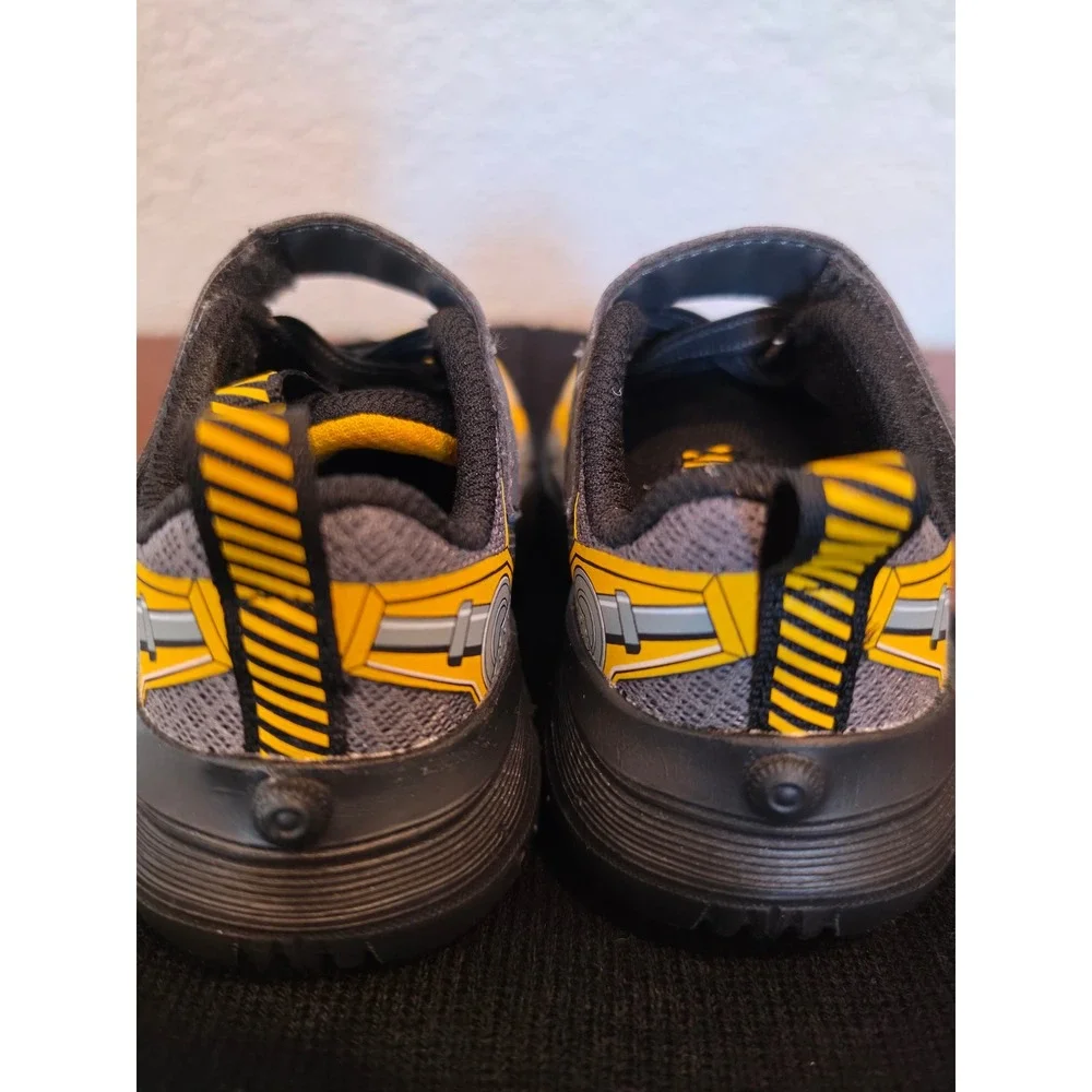 Skechers Tuff Truck Toddler Boys Sneakers Yellow Grey Construction Shoes 400115N